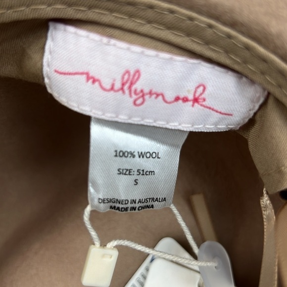 Millymook Hat Girls Safari Ameka Wool Felt 50+ UPF Girls Age 2-5 years - Picture 6 of 9